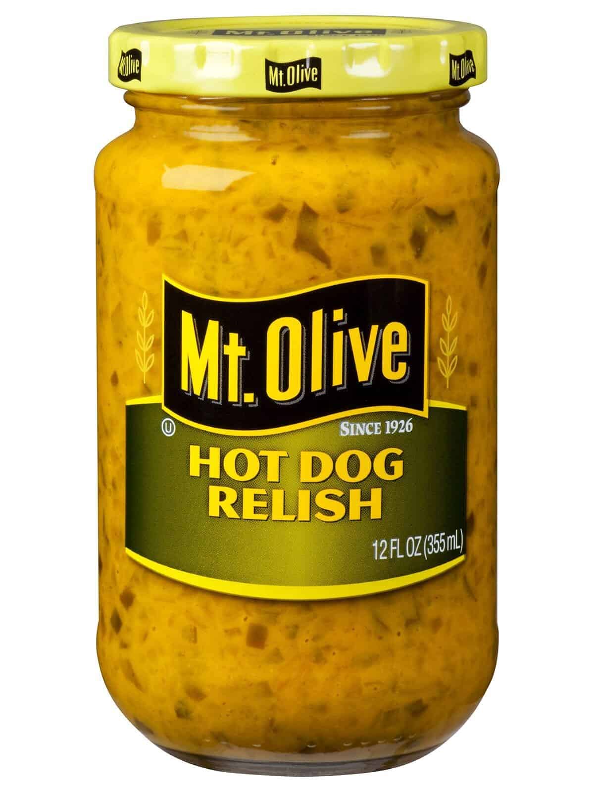 Sweet relish with a touch of mustard goes into our hot dog relish. 