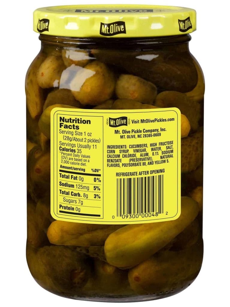 Sweet Gherkins Perfect for salads, sandwiches, or appetizers