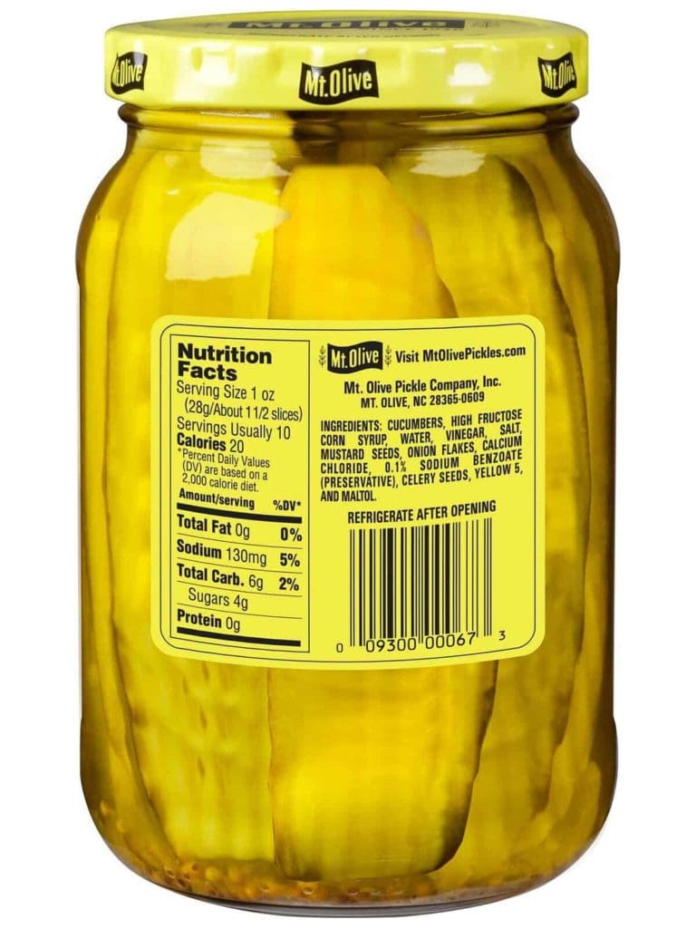 Bread Butter Sandwich Stuffers Mt Olive Pickle Products