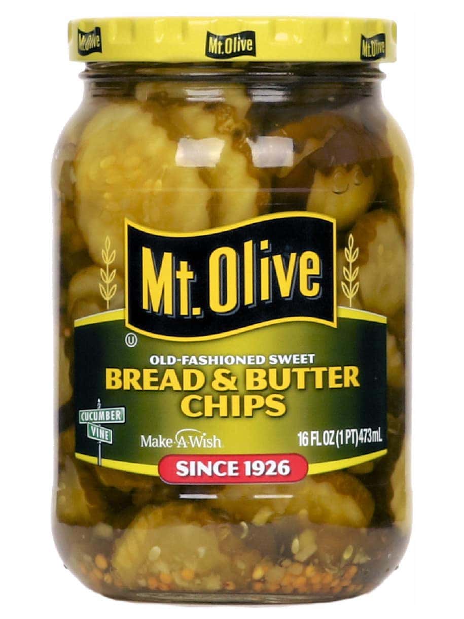 Bread Butter Pickle Chips Mt Olive Pickle Products