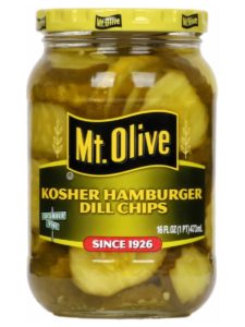Kosher Hamburger Dills Jar