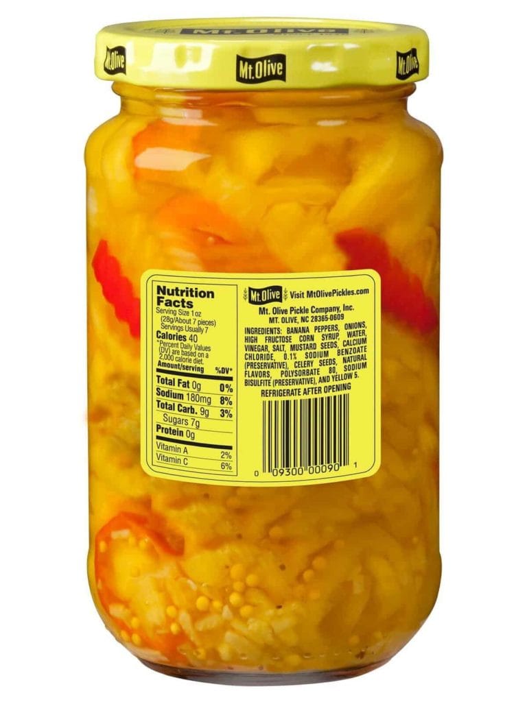 Sweet n Hot Salad Peppers Mt. Olive Pickles
