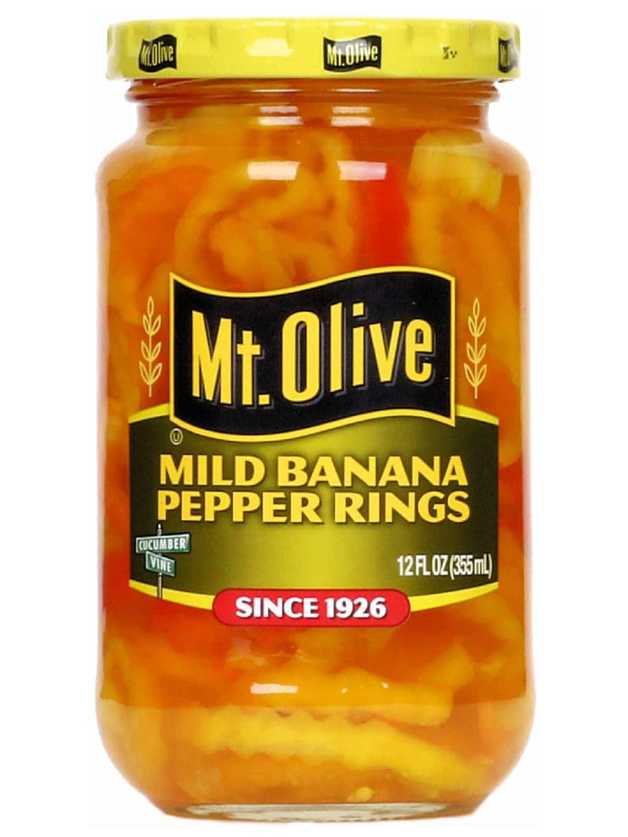 Mild Banana Pepper Ring Jar