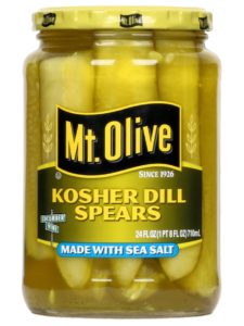 Kosher Dill Spears with Sea Salt Jar