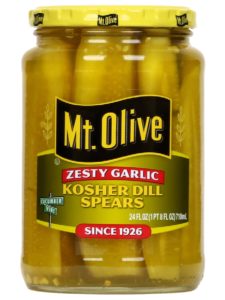 Zesty Garlic Kosher Dill Spears Jar