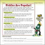 Pickles are Popular