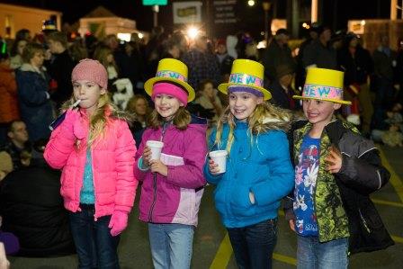 Children at Pickle Drop