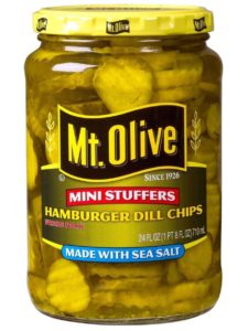 Mt. Olive Hamburger Dill Chips Mini Stuffers