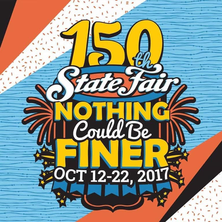 Celebrating 150 years of the North Carolina State Fair with vibrant colors and fireworks.