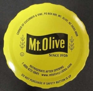 Mt Olive Jar Lid