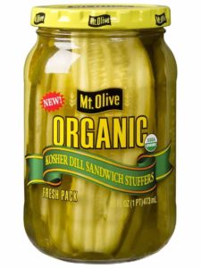Organic Kosher Dill Sandwich Stuffer Jar