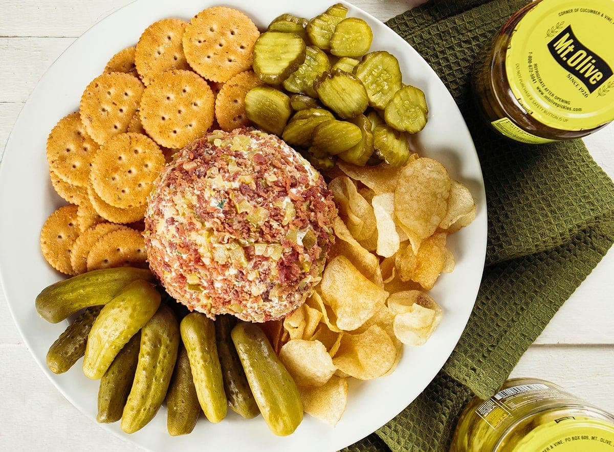 Dill Pickle & Bacon Cheese Ball Mt Olive Pickles
