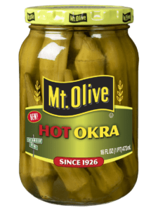 Hot Okra jar