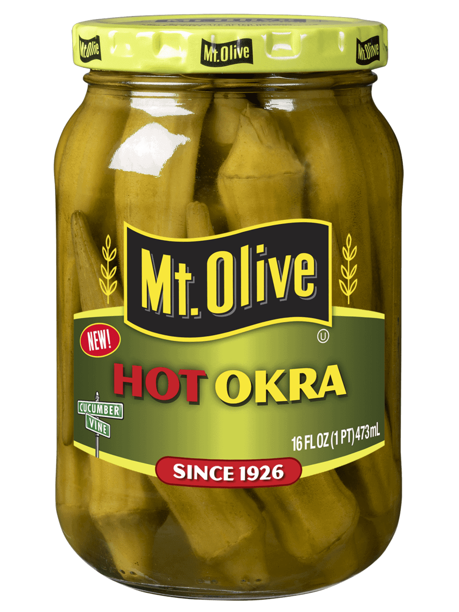 Hot Okra Pickle Products Mt Olive Pickles