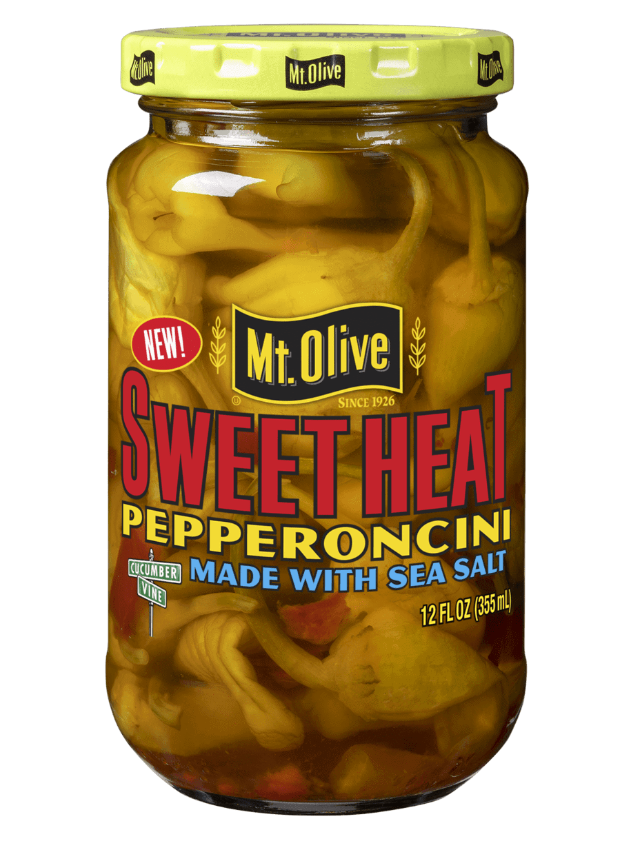 Sweet Heat Pepperoncini Whole Peppers Mt. Olive Pickles