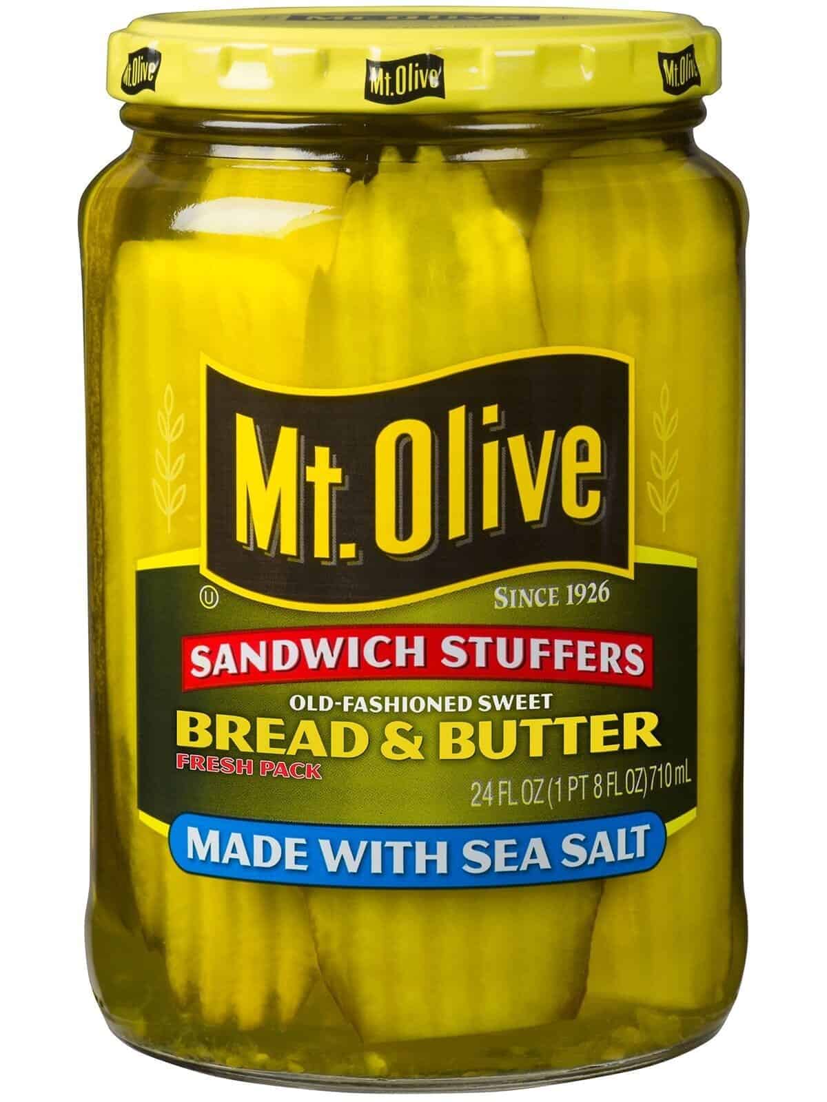 Bread Butter Sandwich Stuffers With Sea Salt Mt Olive Pickles