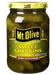 Sweet Gherkins Jar