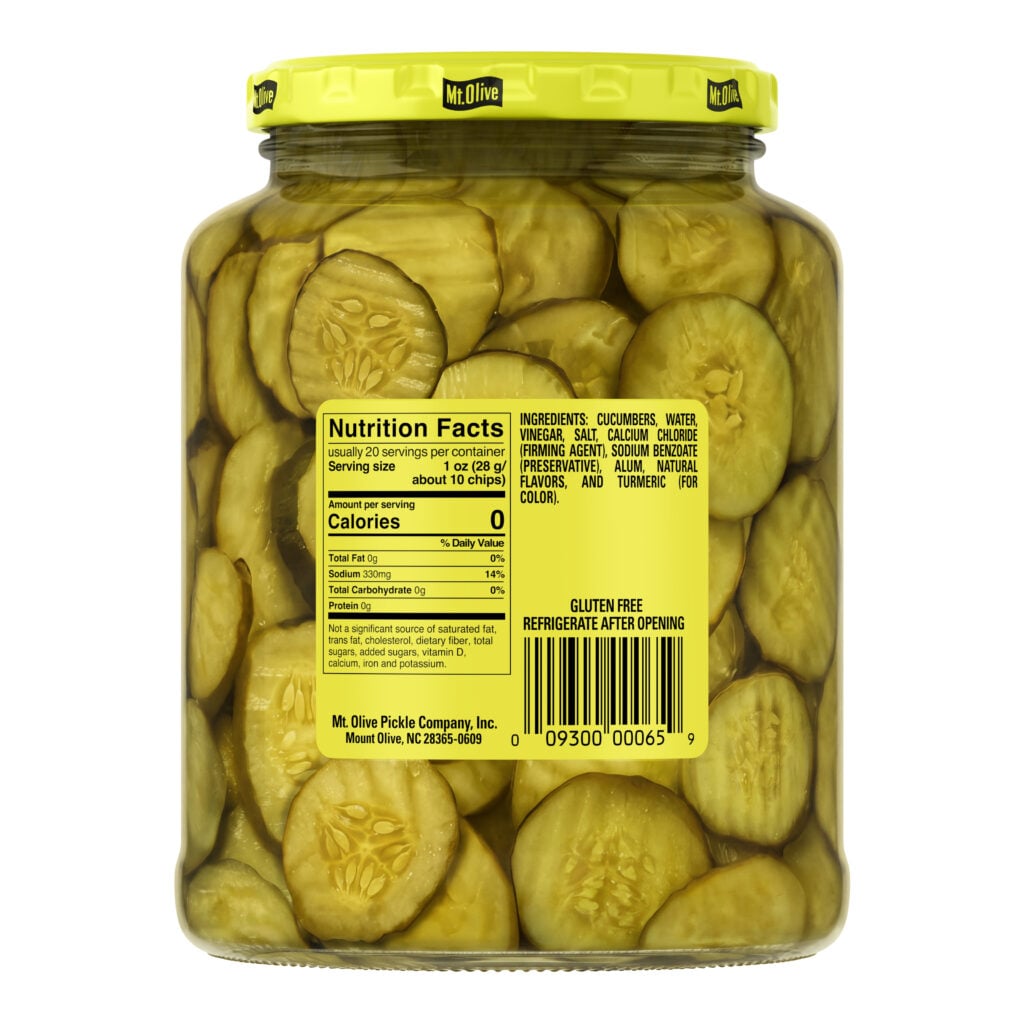 Hamburger Dill Chips Ingredients & Nutrition