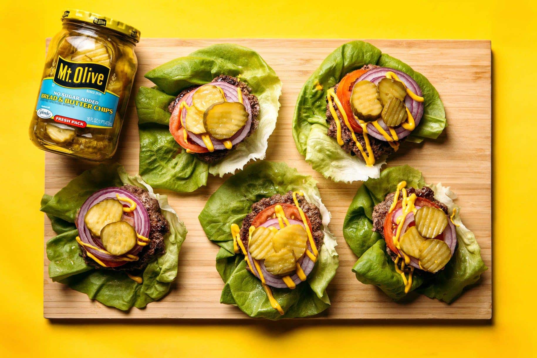 Hamburger Lettuce Wraps Pickle Recipes Mt. Olive Pickles