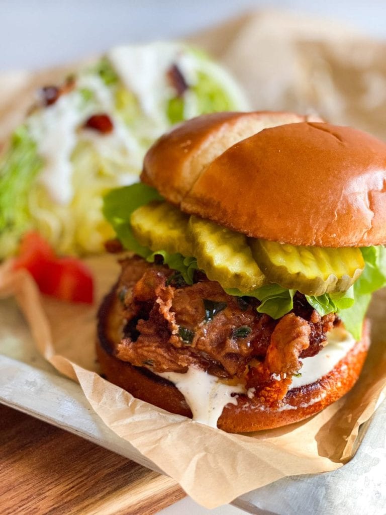 Pickle Brined Fried Chicken Sandwiches Recipe