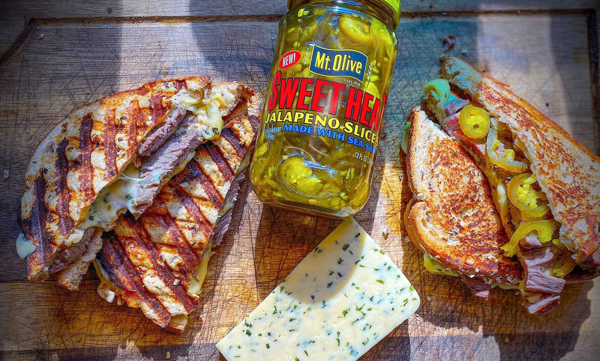SweetHeat Steak & Cheese Melt Mt Olive Pickles
