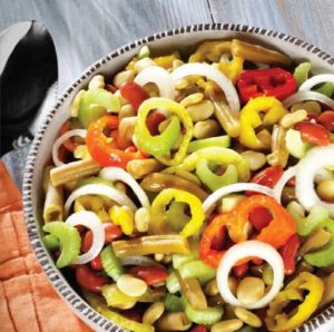 Zesty Colorful Bean Salad Recipe