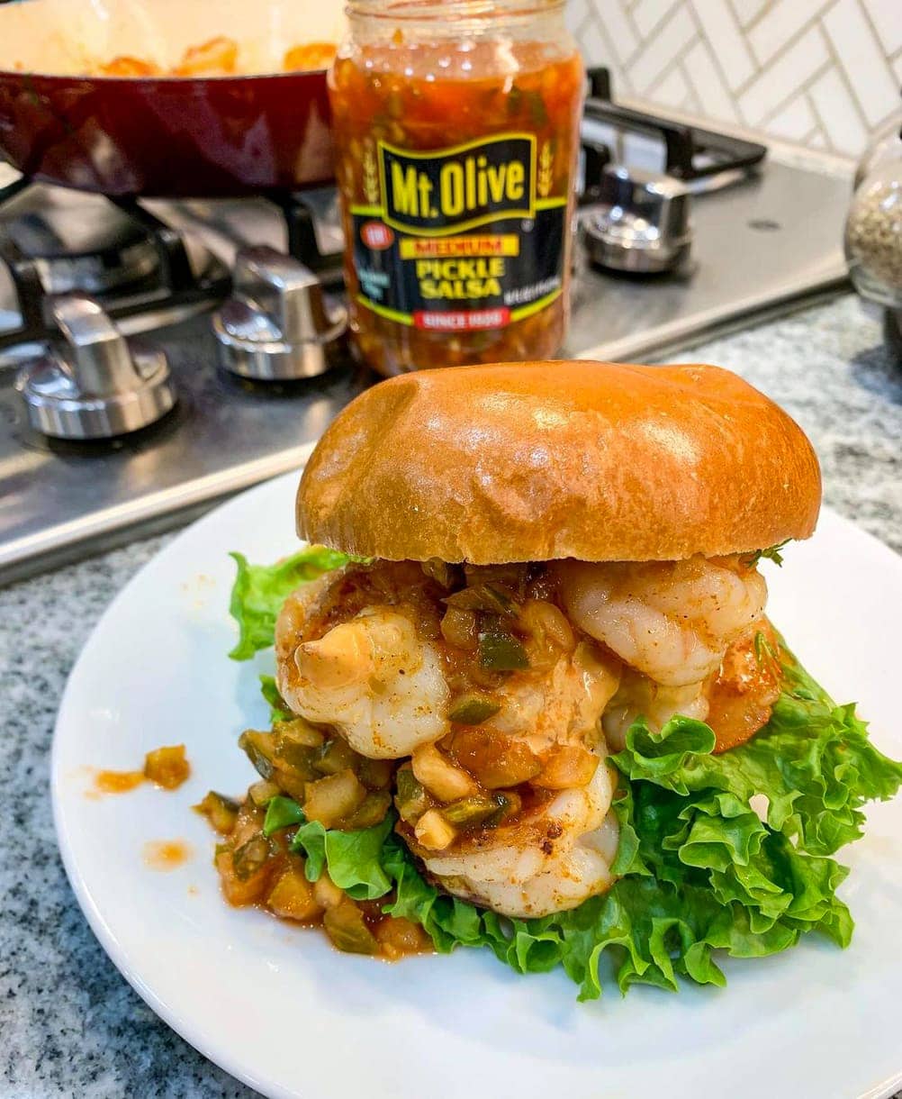 Grilled Shrimp Sandwich Recipe