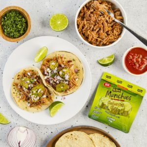 Carnitas Tacos with Mt. Olive Pickles