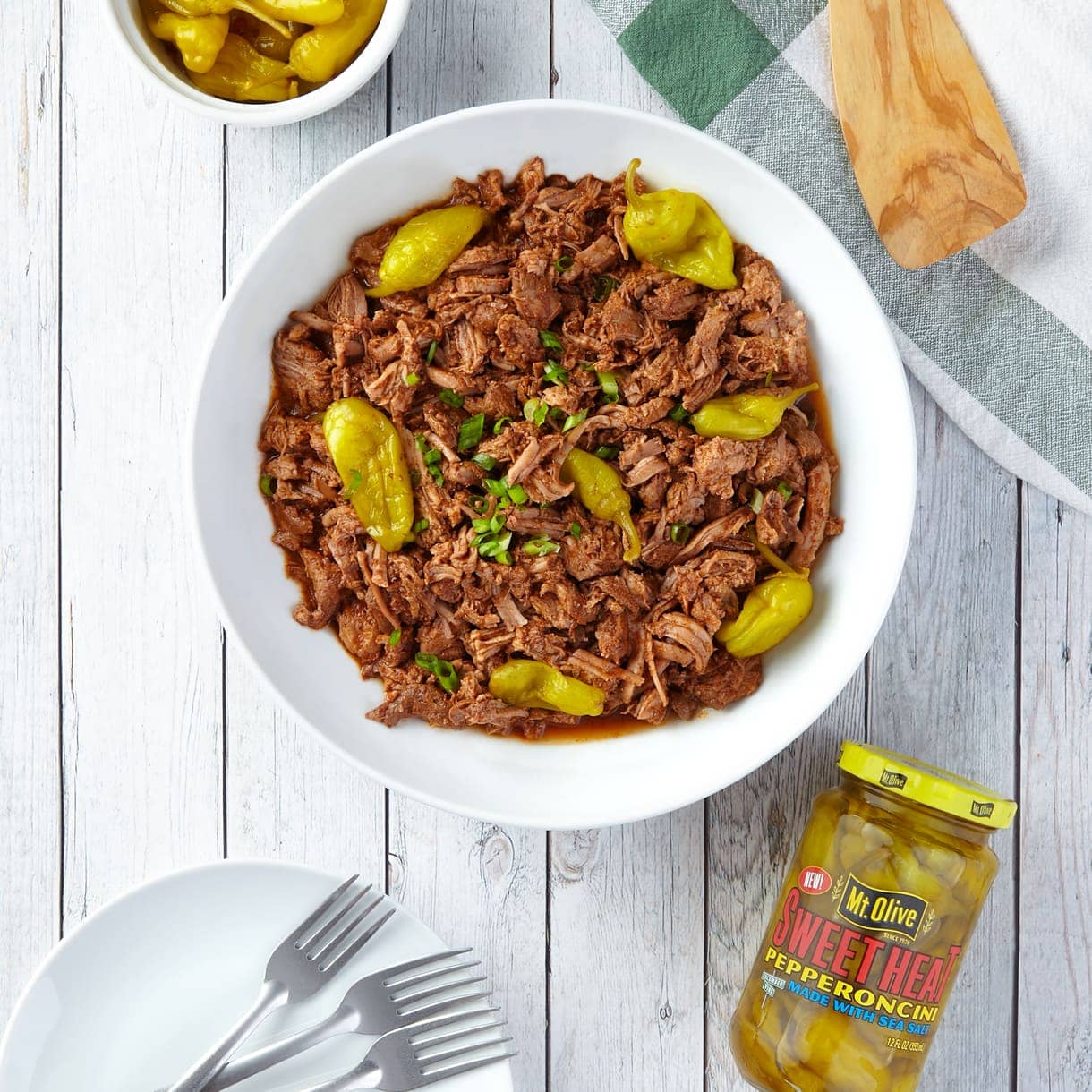 Sweet Heat Pepperoncini Beef Recipes Ft Mt Olive Pepperoncini