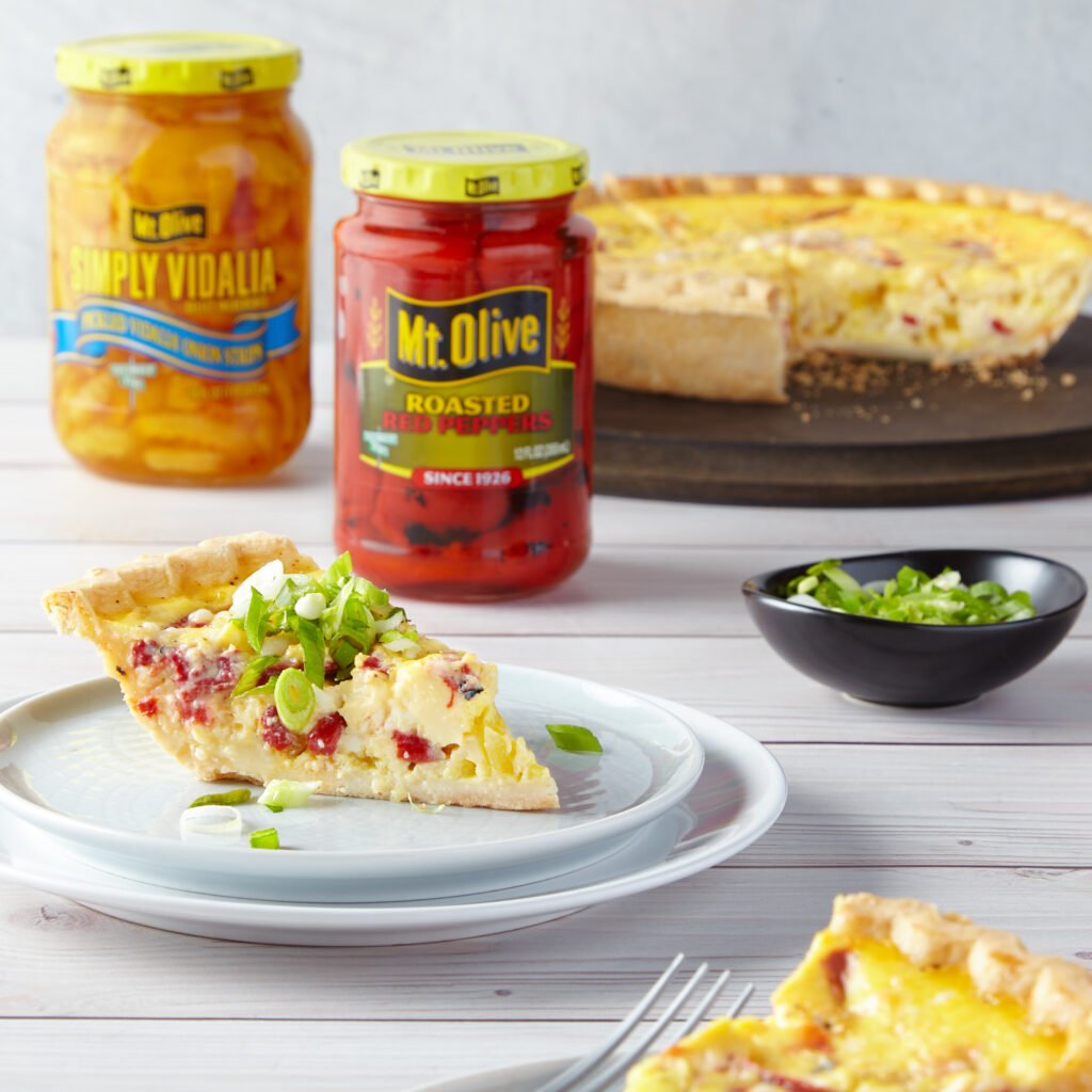 Onion and Pepper Quiche Mt Olive Pickles