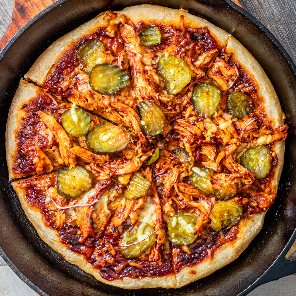 BBQ Chicken Pizza - Mt Olive Pickles