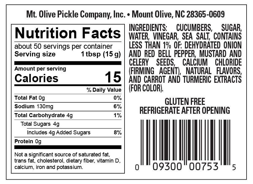 Majestic Nutrtional Sweet Relish