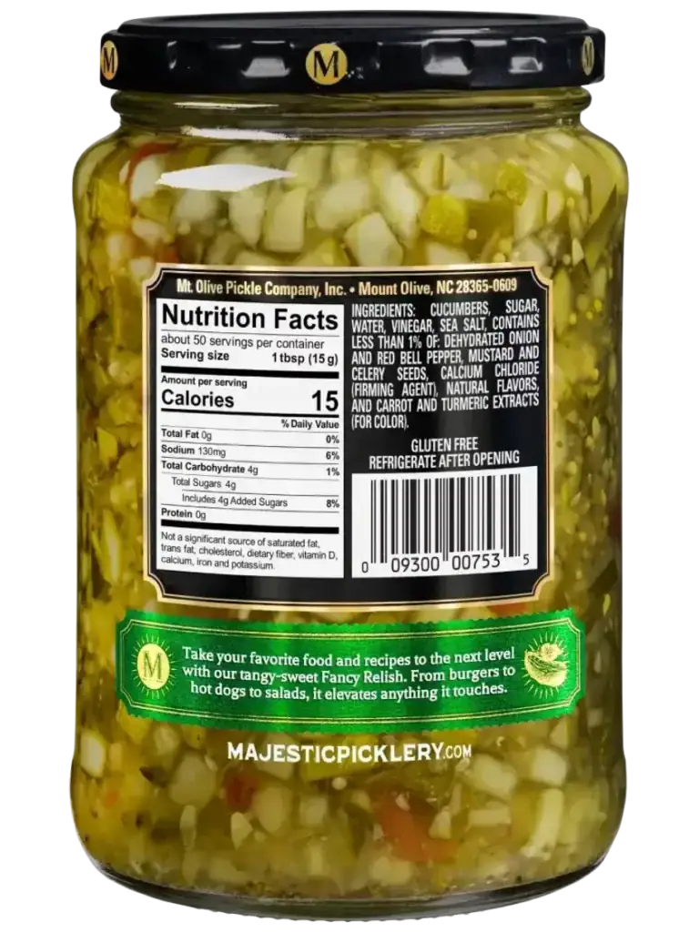 Pure Cane Sweet Relish